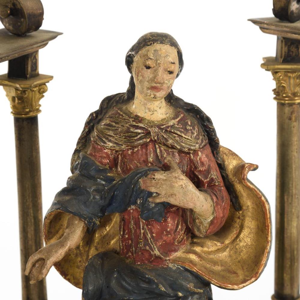 Hausaltar mit Maria Immaculata in einem Ziborium. - Image 2 of 4