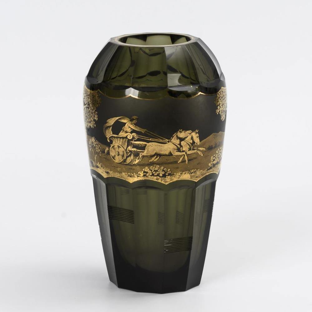 Vase mit Goldmalerei. Haida.| siehe Nachtrag - Image 2 of 4