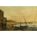 SCHULTZ, Johann Karl zugeschrieben (1801 Danzig - 1873 ebd.). Die Bucht von Neapel.