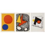 CALDER, Alexander (1898 Lawnton - 1976 New York City). 3 kinetische Werke.