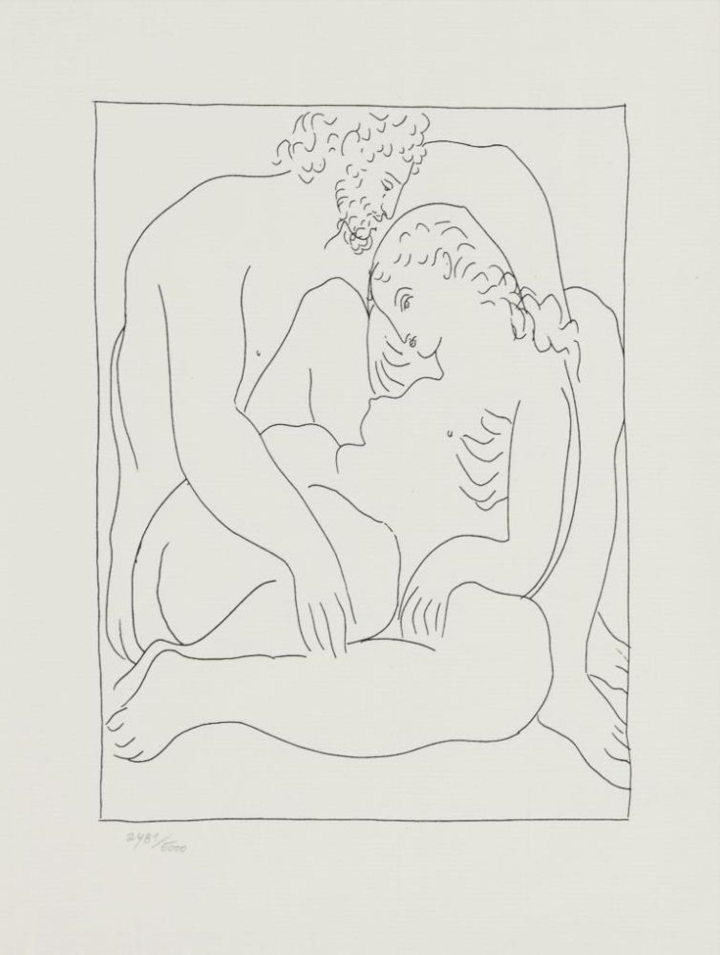 Nach PICASSO, Pablo (1881 Málaga - 1973 Mougins). 2 Illustrationen zu den Metamorphosen des Ovid. - Bild 3 aus 4