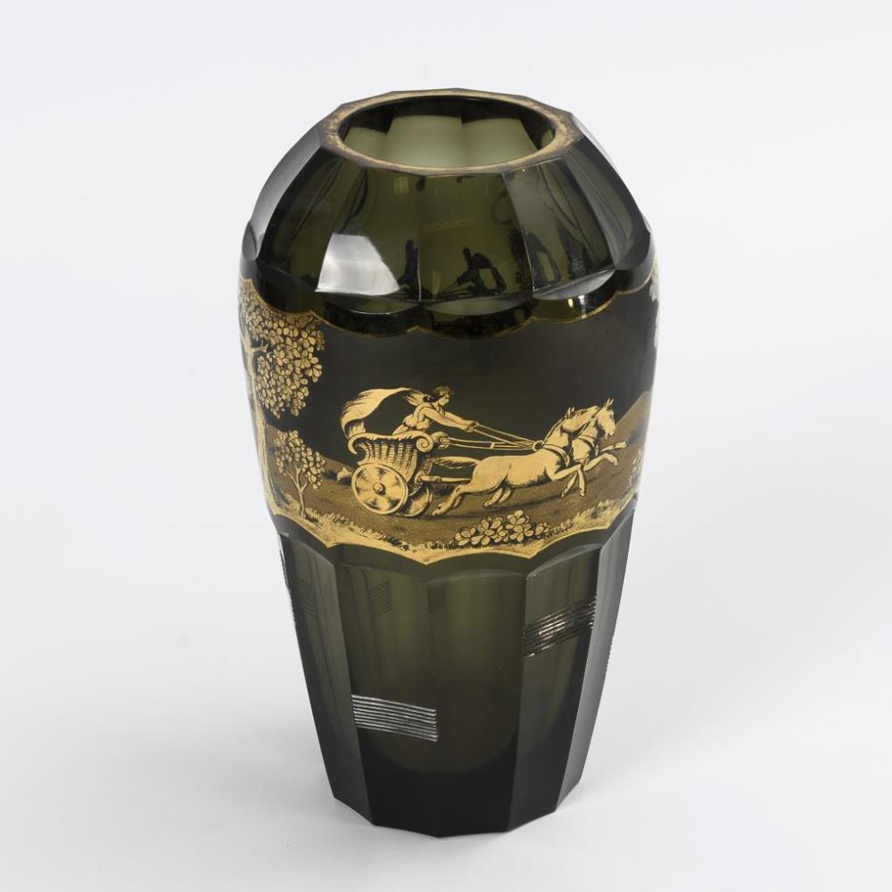 Vase mit Goldmalerei. Haida.| siehe Nachtrag