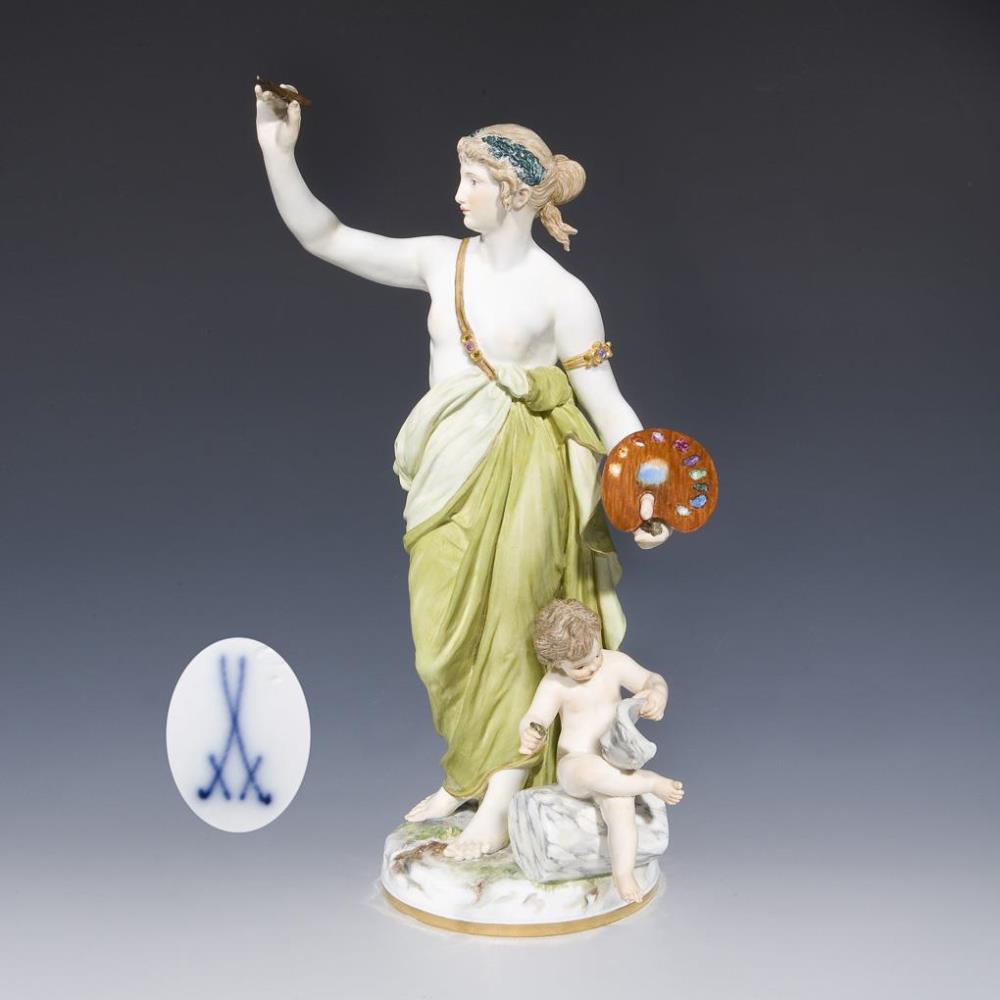 Allegorie-Die Malerei. Meissen.