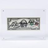 WARHOL, Andy (1928 Pittsburgh - 1987 New York). Two Dollars-Note 1976.
