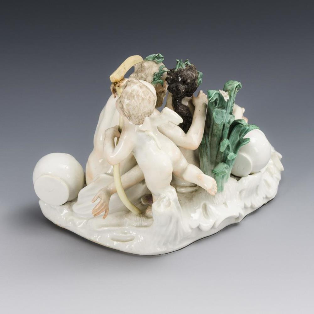 Barocke Flussgöttergruppe. Meissen. - Image 3 of 5