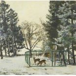 WEISGERBER, Carl (1891 Ahrweiler - 1968). Winterlandschaft.