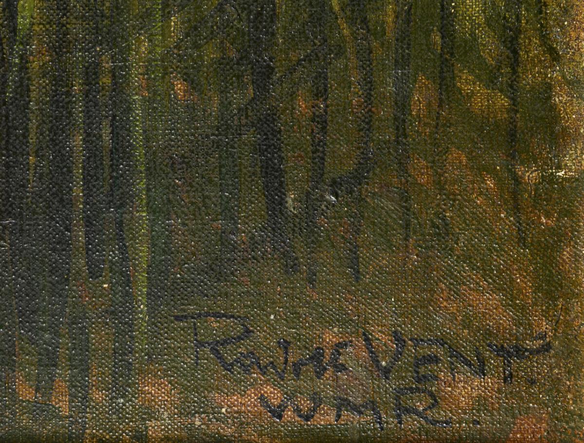 VENT, Rudolf (1880 Niedergrunstedt - 1948 Weimar). Sonnige Waldlandschaft. - Image 5 of 6