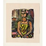 ROUAULT, Georges (1871 Paris - 1958 Paris). "Madame Yxe".