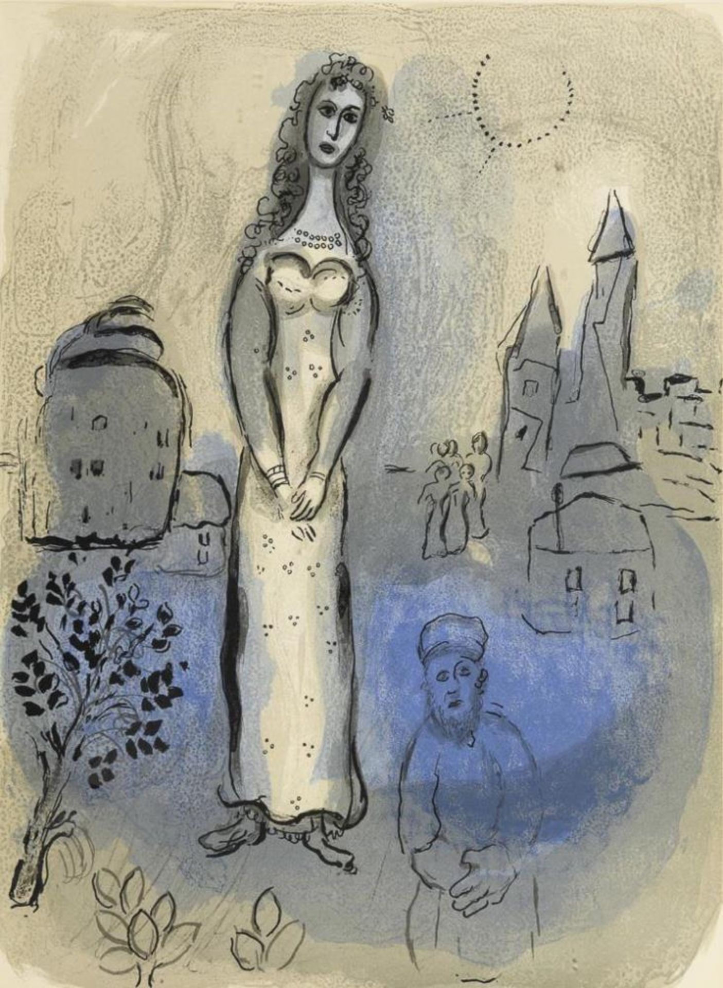 CHAGALL, Marc (1887 Ljosna - 1985 Saint-Paul-de-Vence). "Esther".