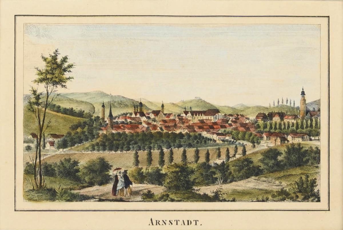 16 Ansichten von Arnstadt und Umgebung. - Image 9 of 9