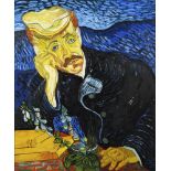 VAN GOGH, Vincent - Kopie nach. Bildnis Dr. Gachet.