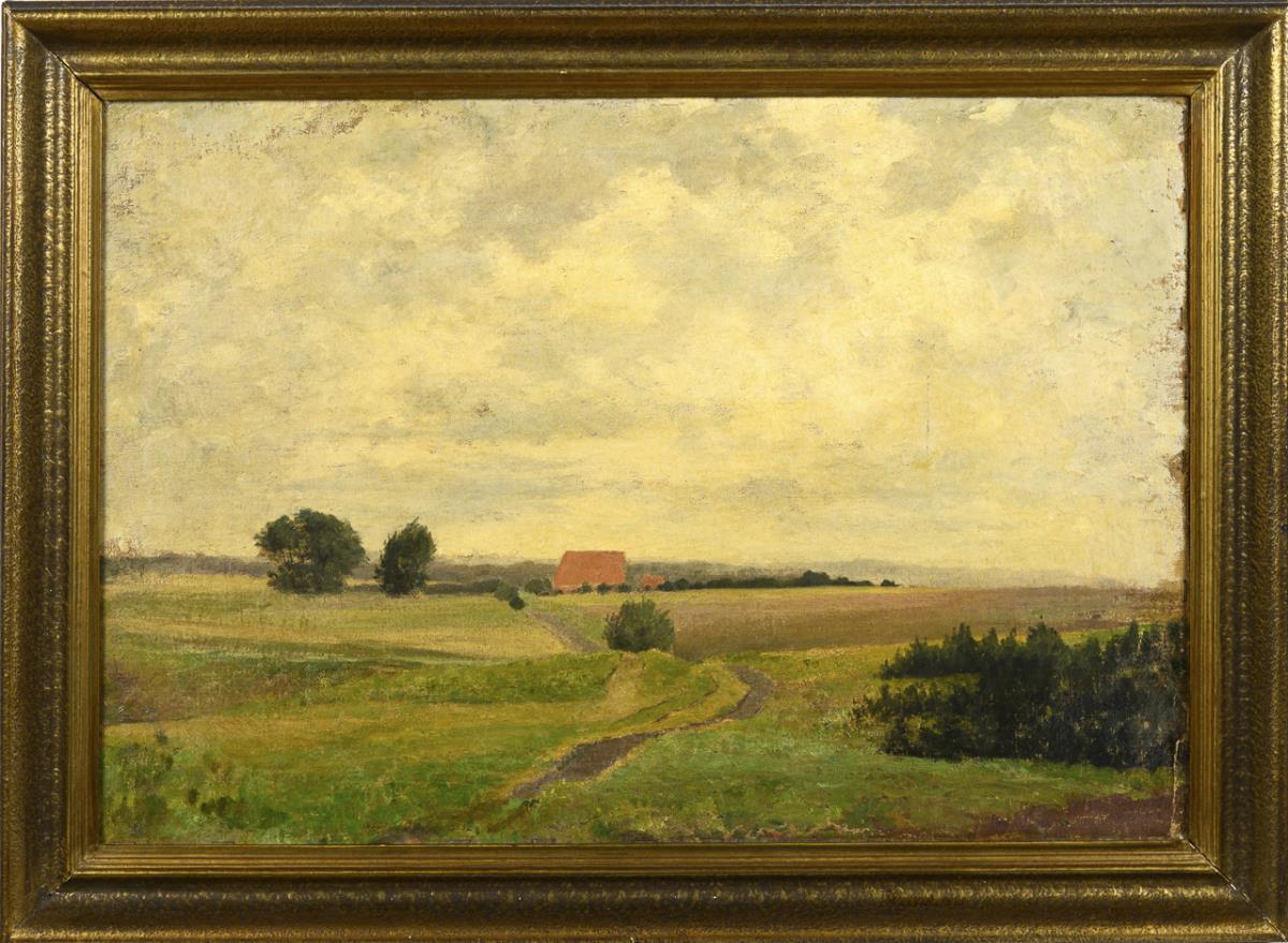 FÖRSTER, Berthold Paul (1851 Westerau/Holstein - 1923 Weimar). Weite Landschaft. - Image 2 of 2