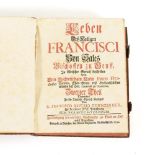 GALLITIA, Petro Hyacintho. "Leben des Heiligen Francisci Von Sales Bischoffen zu Genf", 2. Teil.