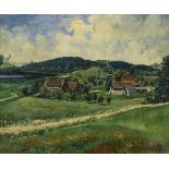 HAAS, Hermann (1878 Gießen - 1935). Süddeutsche Landschaft.