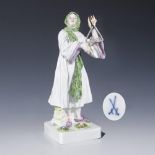 Griechin mit Triangel. Meissen.