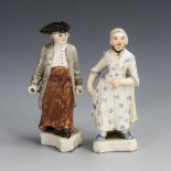 2 Miniaturfiguren aus der "Venezianischen Messe". Ludwigsburg.