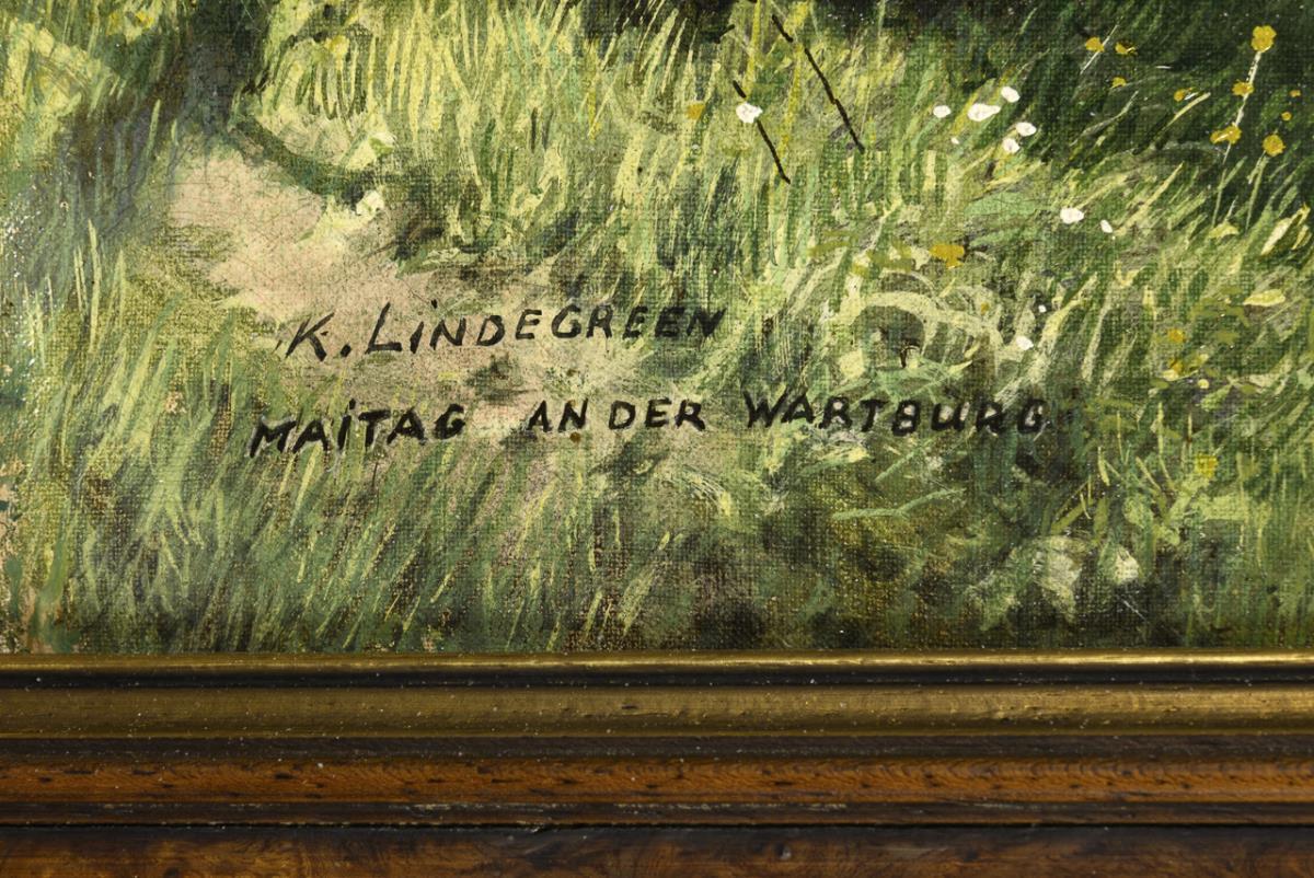 LINDEGREN, Karl (* 1898 Eisenach). "Maitag an der Wartburg". - Image 4 of 4