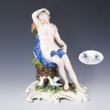 Barock-Figur: Schlafende Venus. Frankenthal.