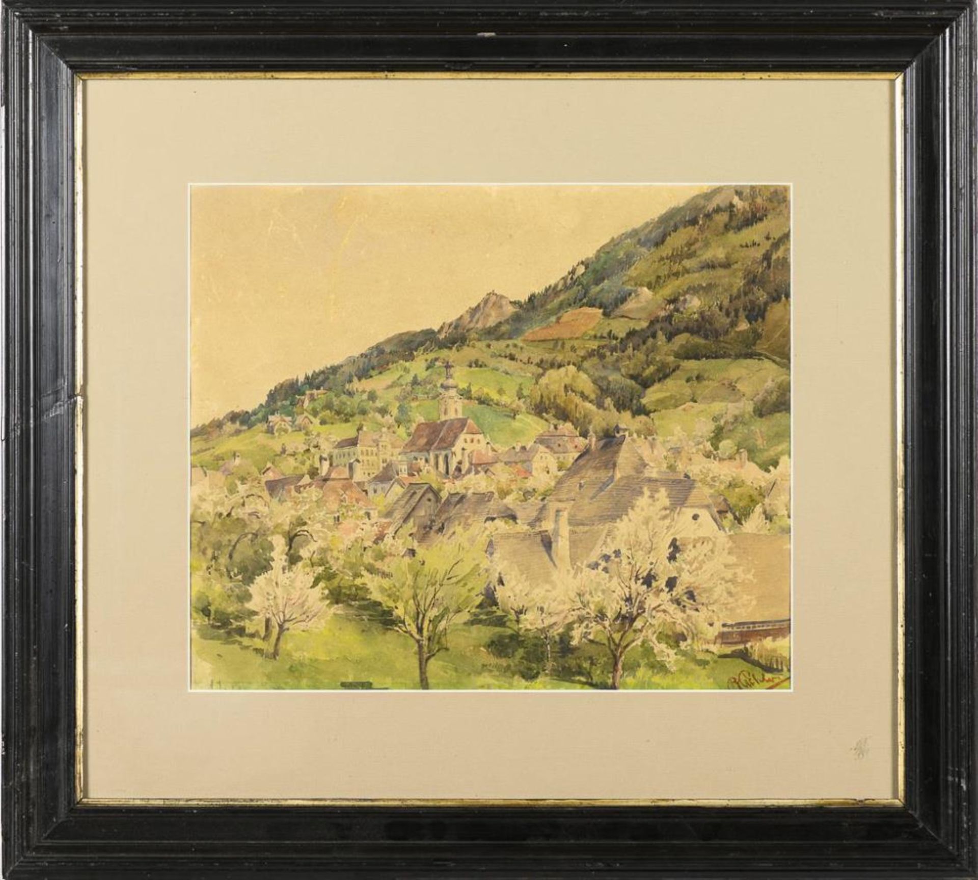 PICHLER, Rudolf (1863 Frankfurt/Main - 1931 ebd.). "In der Wachau". - Bild 2 aus 3