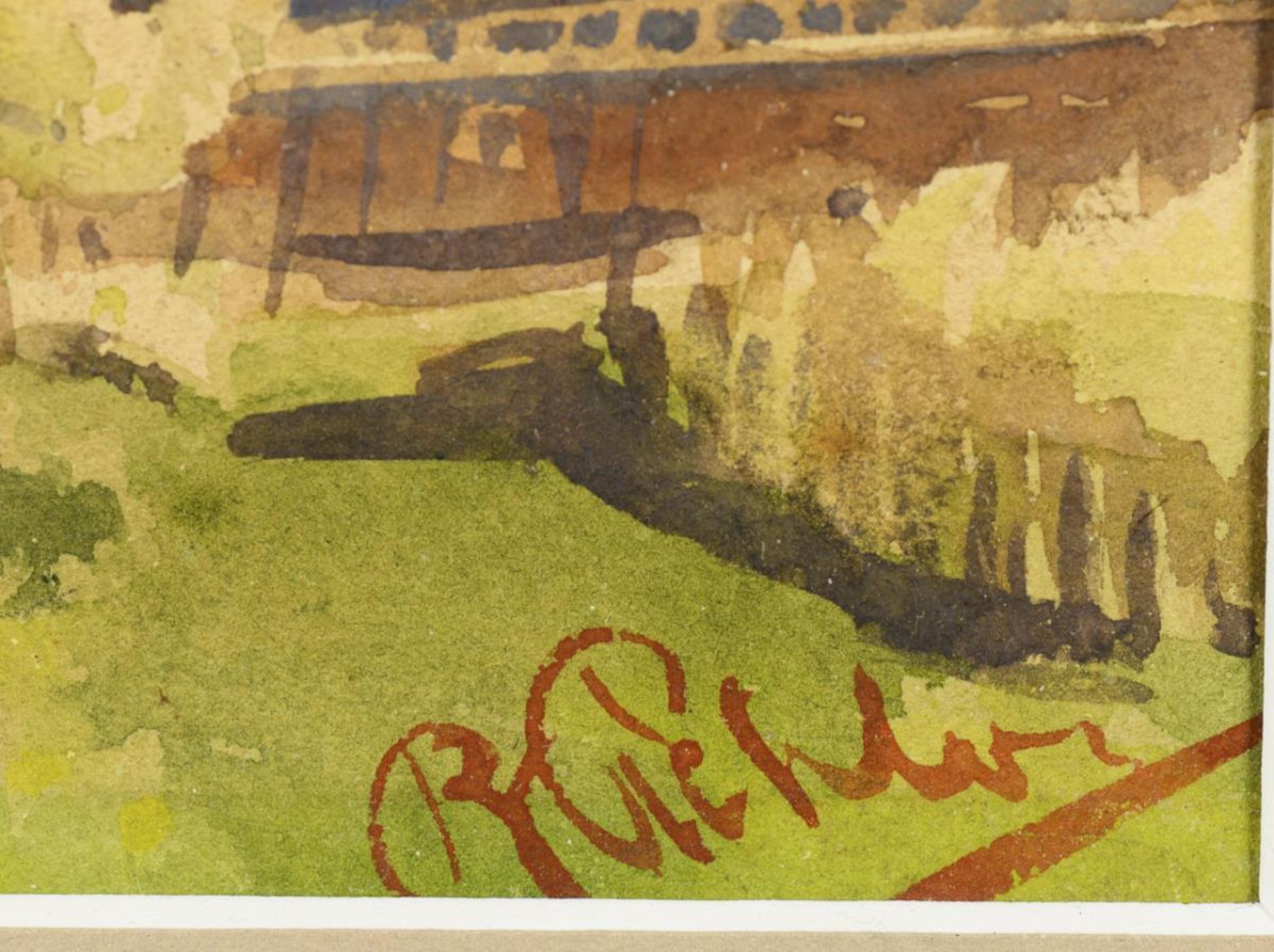 PICHLER, Rudolf (1863 Frankfurt/Main - 1931 ebd.). "In der Wachau". - Bild 3 aus 3