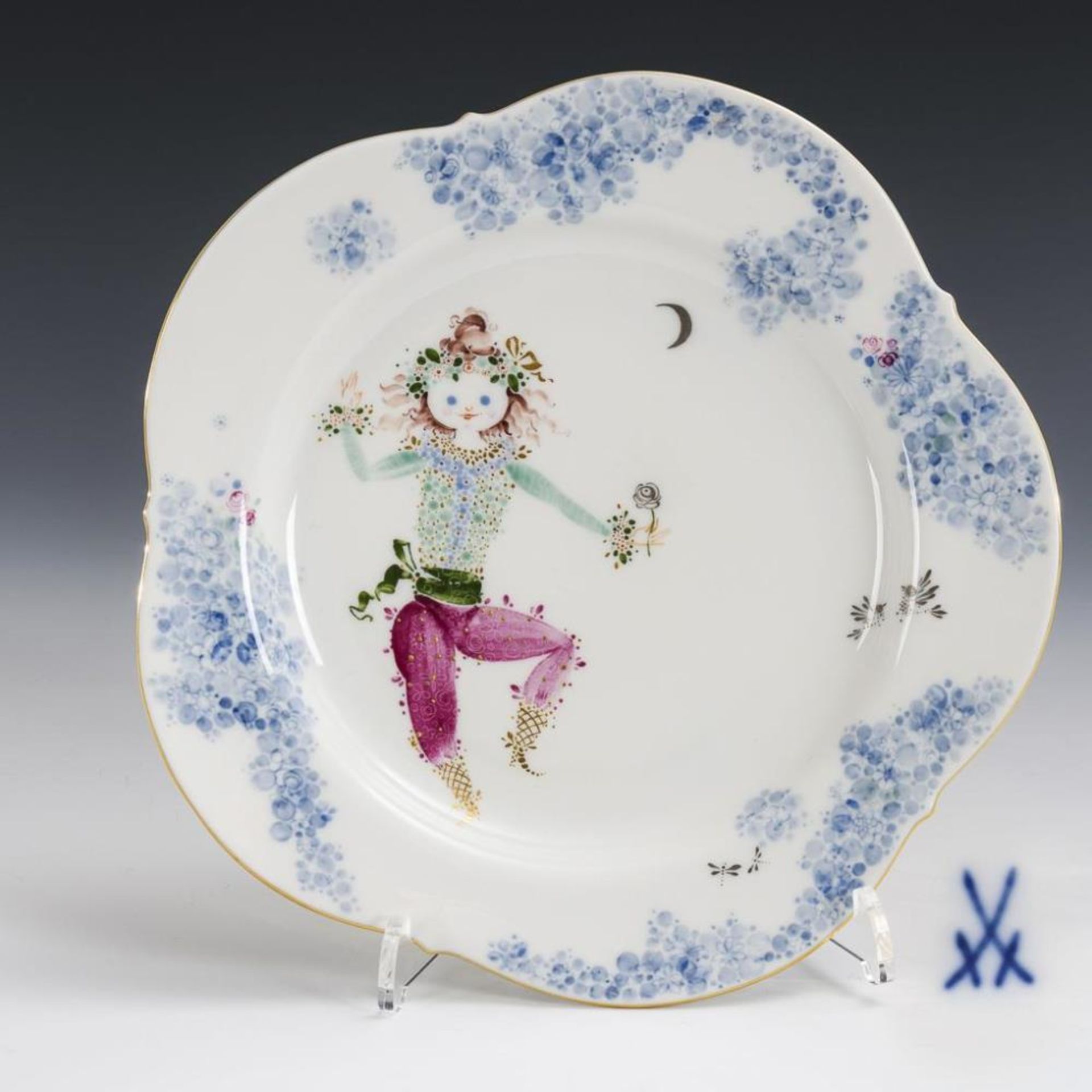 Teller "Sommernachtstraum".  Meissen.