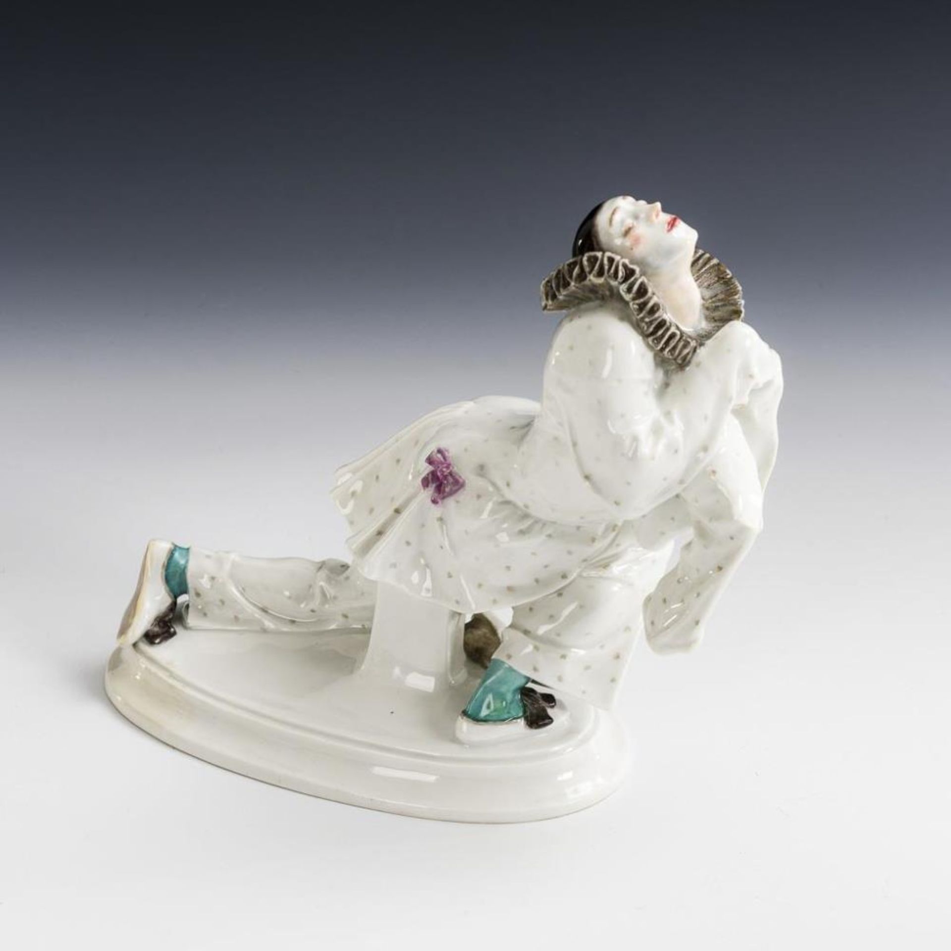 Figur aus dem Russischen Ballett: Pierrot. Meissen. - Image 2 of 6