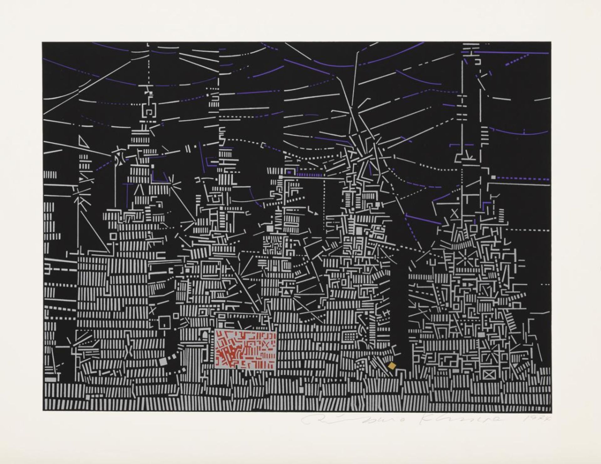 KIMURA, Risabura (1924 Yokosuka - 2014 New York City). 3 Werke aus der Serie "City". - Bild 2 aus 5