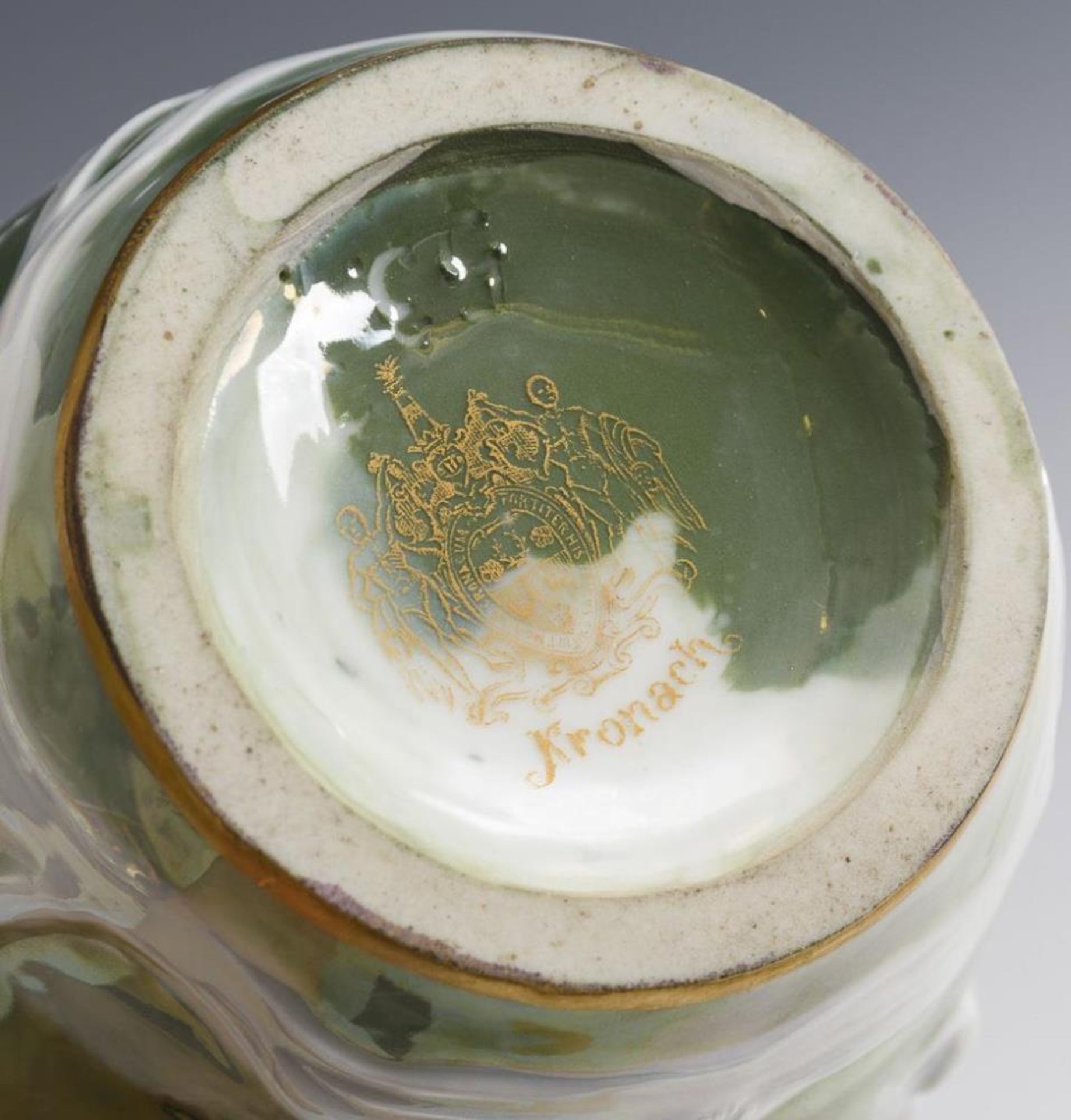 Jugendstil-Vase mit Schneeglöckchendekor.  Rosenthal. - Bild 3 aus 3