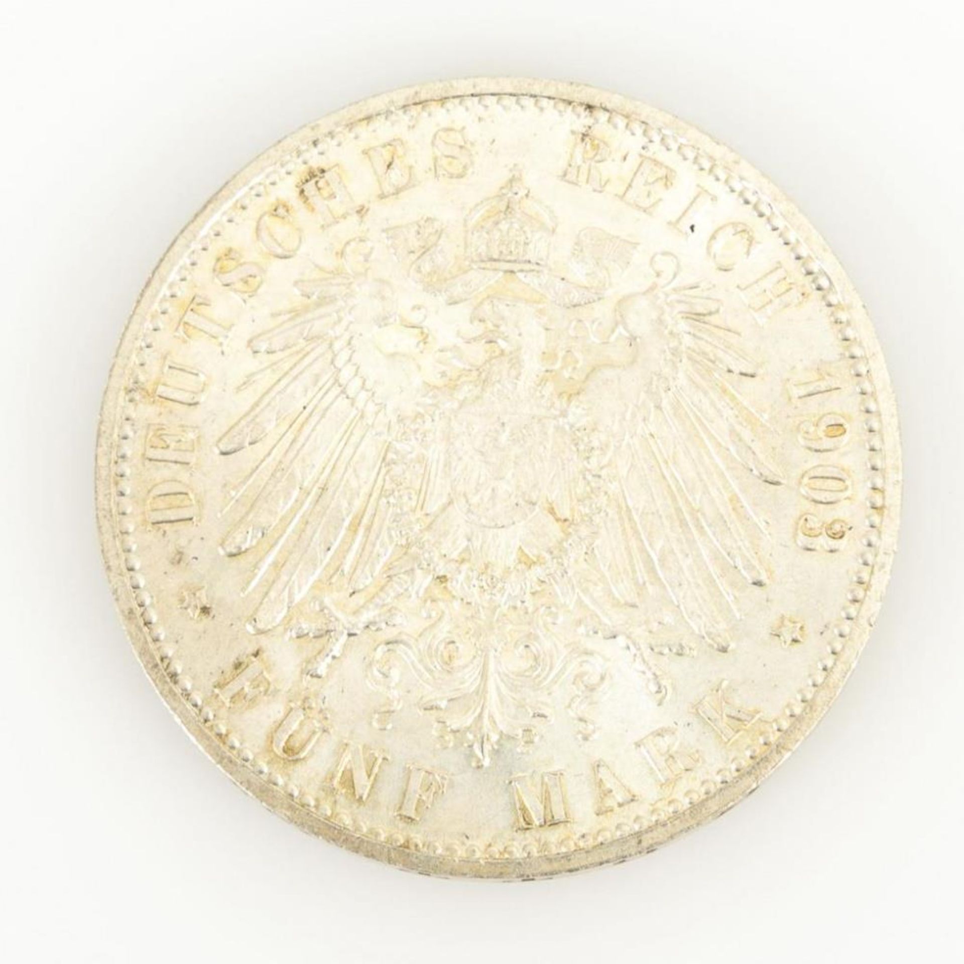 5 Mark, Großherzogtum Sachsen, 1903. - Bild 2 aus 2