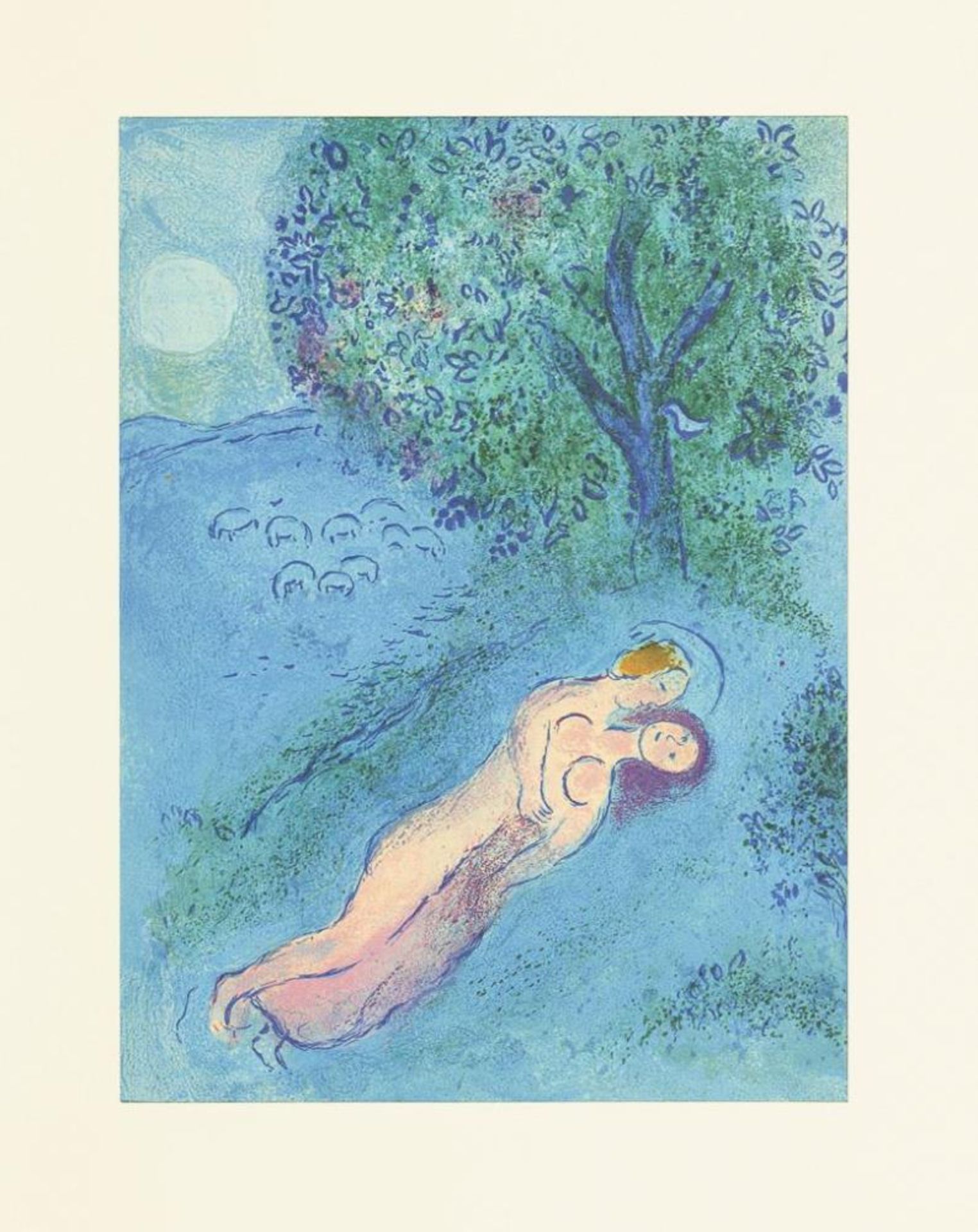 HAGALL, Marc (nach) (1887 Ljosna - 1985 Saint-Paul-de-Vence). 3 Illustrationen aus "Daphnis und Chlo - Bild 4 aus 5