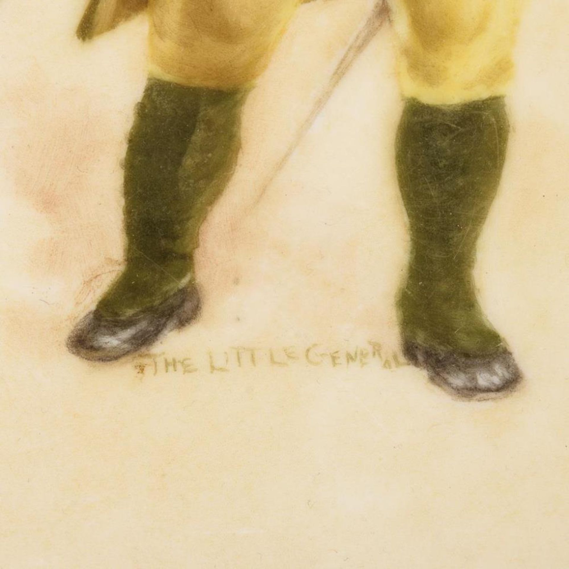 Porzellanbild: The little General. Tressemann & Vogt/Limoges. - Image 3 of 3