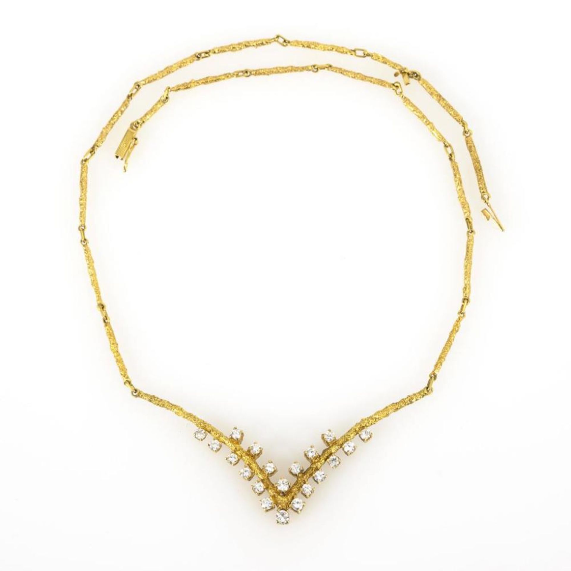 Collier mit Brillanten. - Image 3 of 4