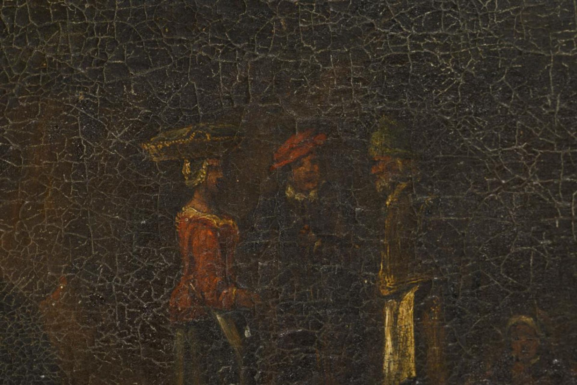 UDEN, Lucas van zugeschrieben oder Umkreis. "Waldlandschaft mit Staffage" . - Bild 2 aus 4