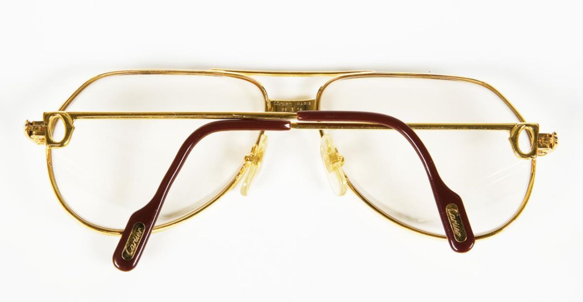 Cartier-Brille mit Original-Lederetui, Box. - Image 2 of 4