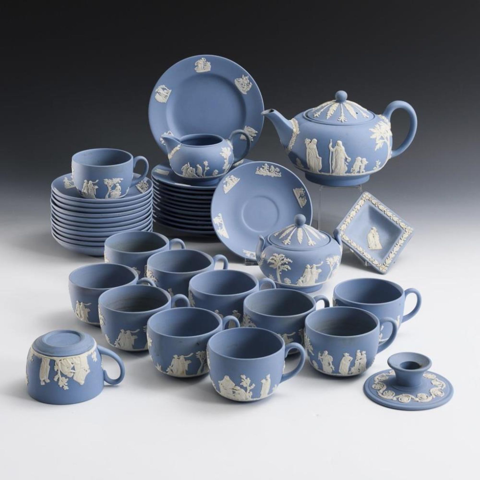 Englisches Teeservice.  Wedgwood.