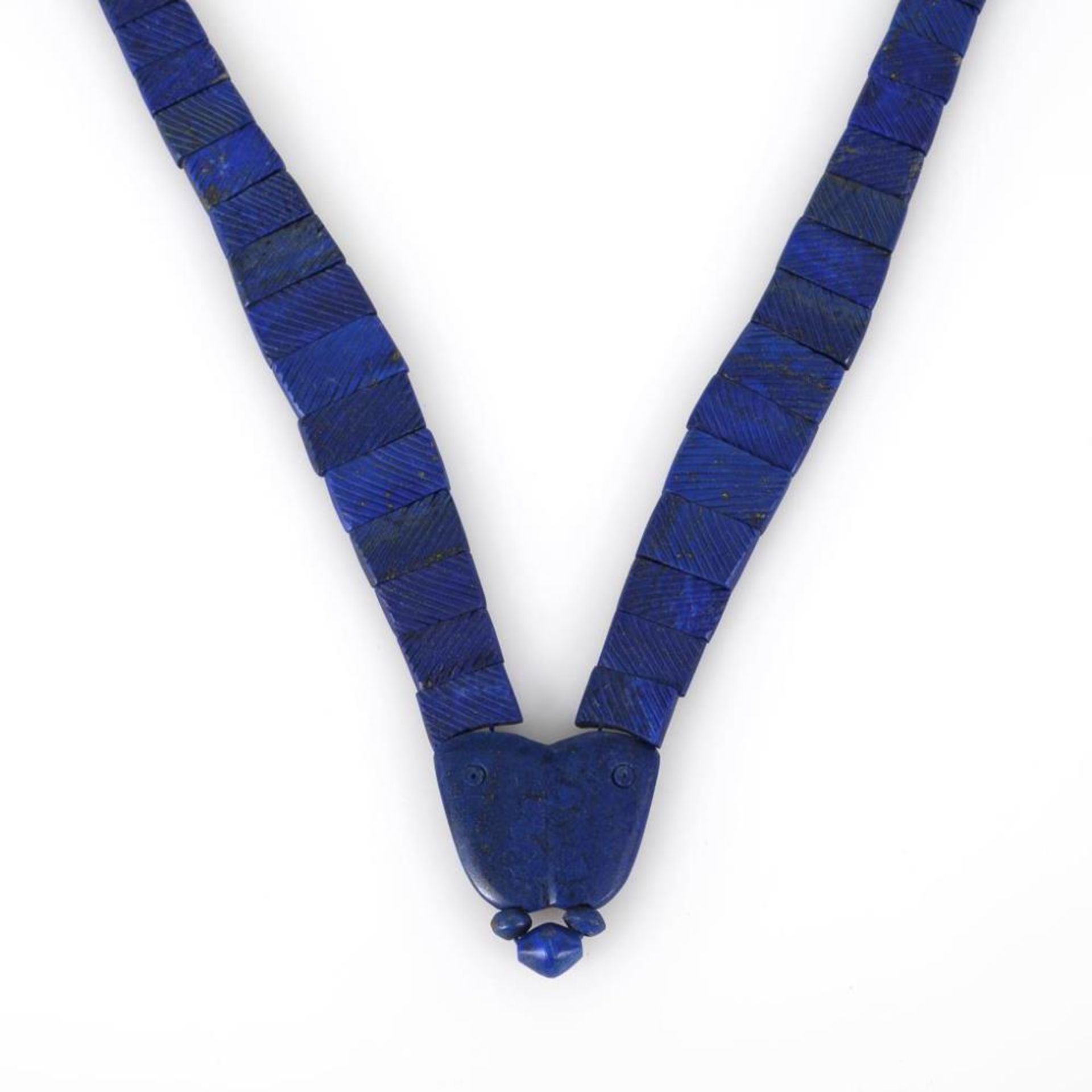 Collier mit Lapislazuli. - Image 2 of 2