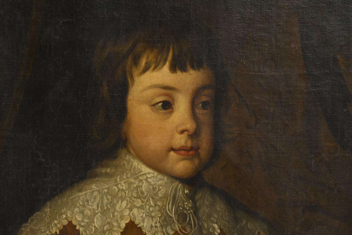 DYCK, Anton van - Kopie nach. Die drei ältesten Kinder des englischen Königs Charles I. - Image 5 of 6