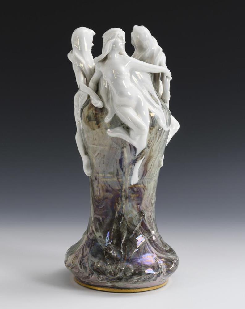 Jugendstil-Vase "Rheingold". Rosenthal.| siehe Nachtrag - Image 2 of 5