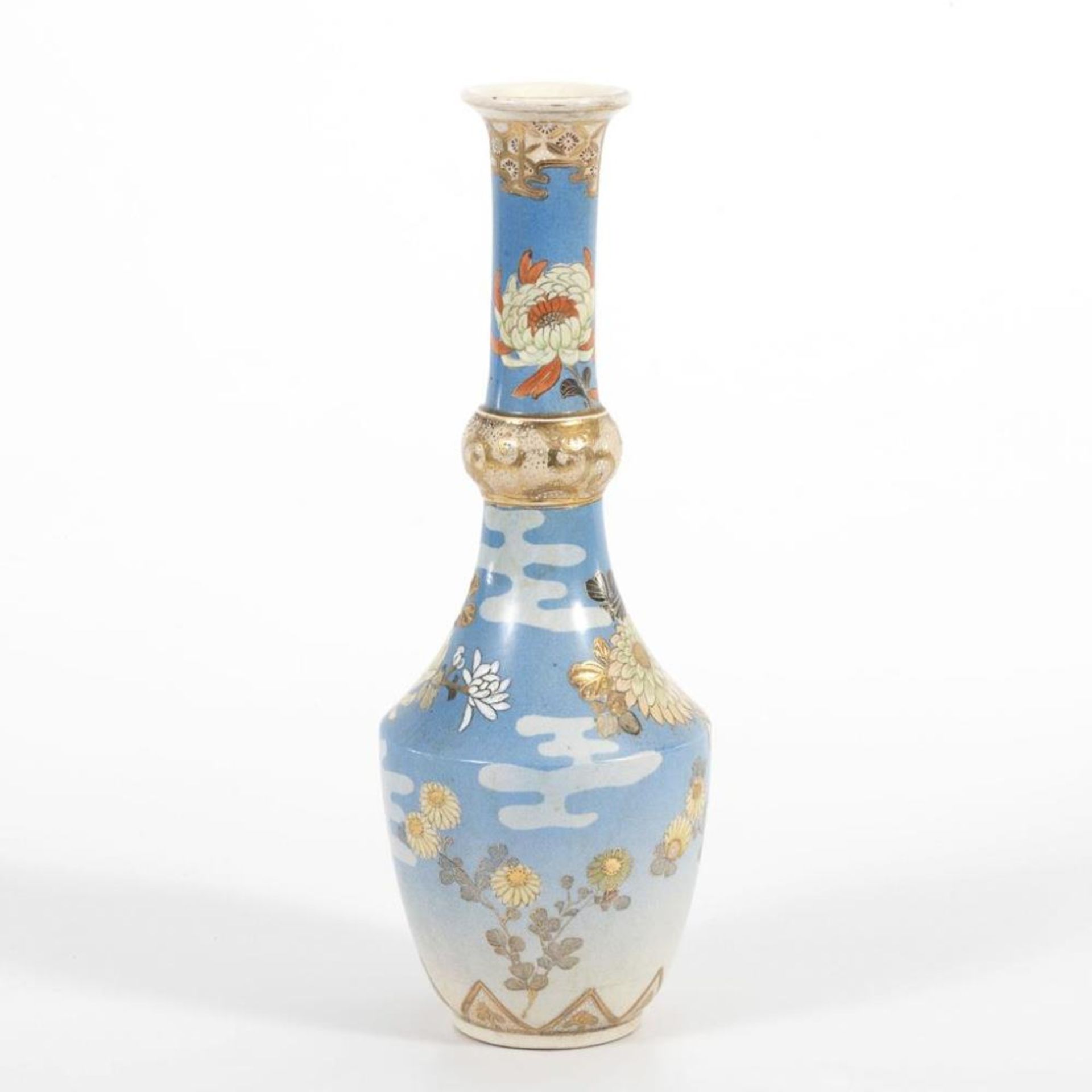 Schlanke Vase mit Päonien. - Image 2 of 5
