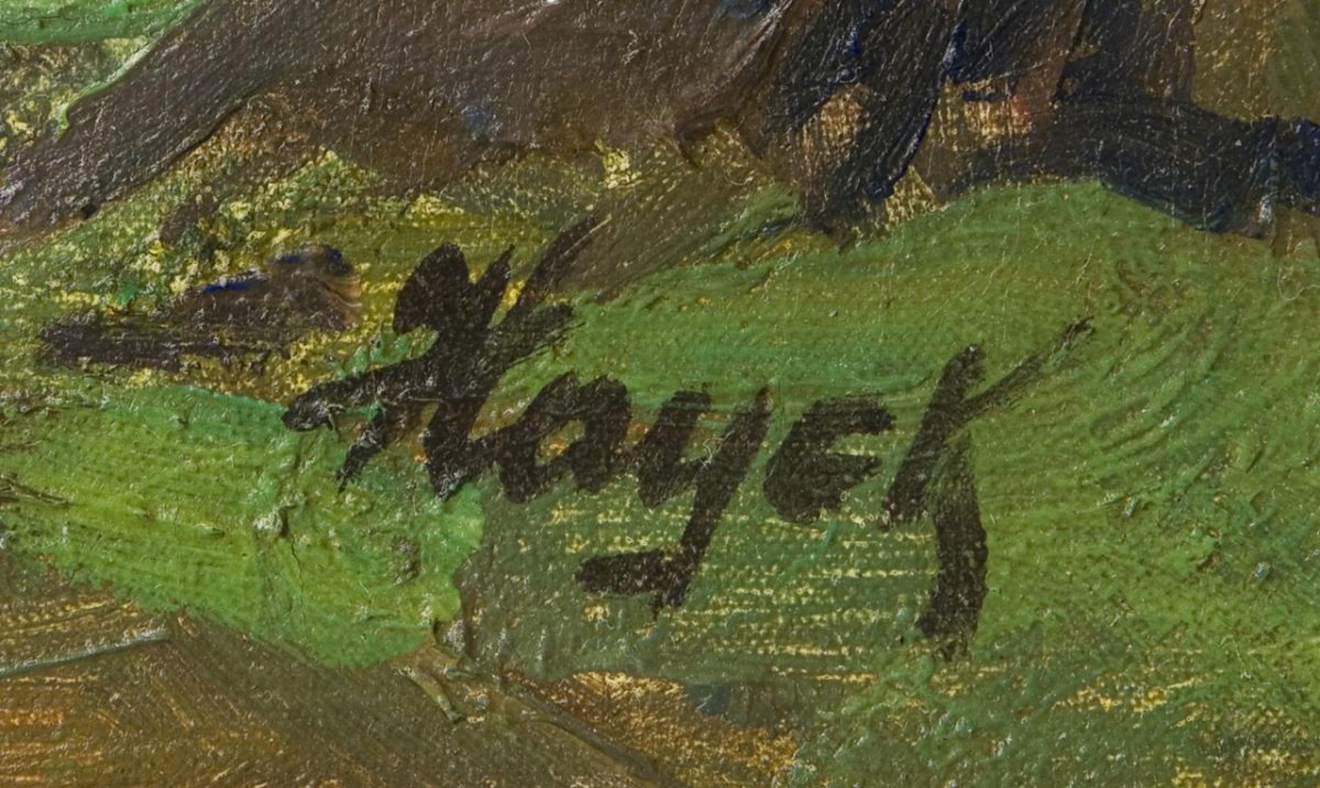 HAYEK, Hans von (1869 Wien - 1940 München). Landschaft auf Java-Indonesien. - Bild 4 aus 4