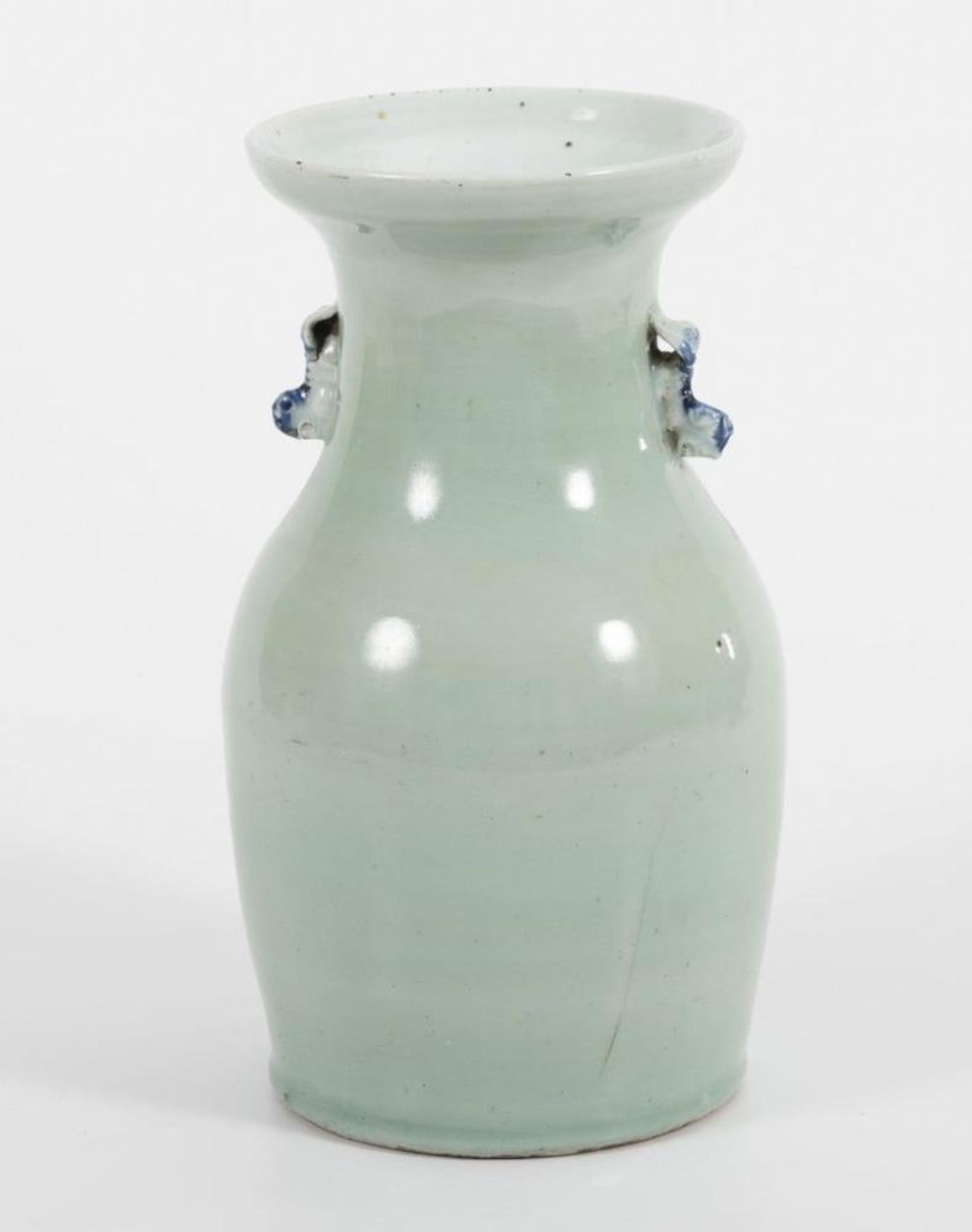 Unterglasurblau-Vase. - Bild 2 aus 3