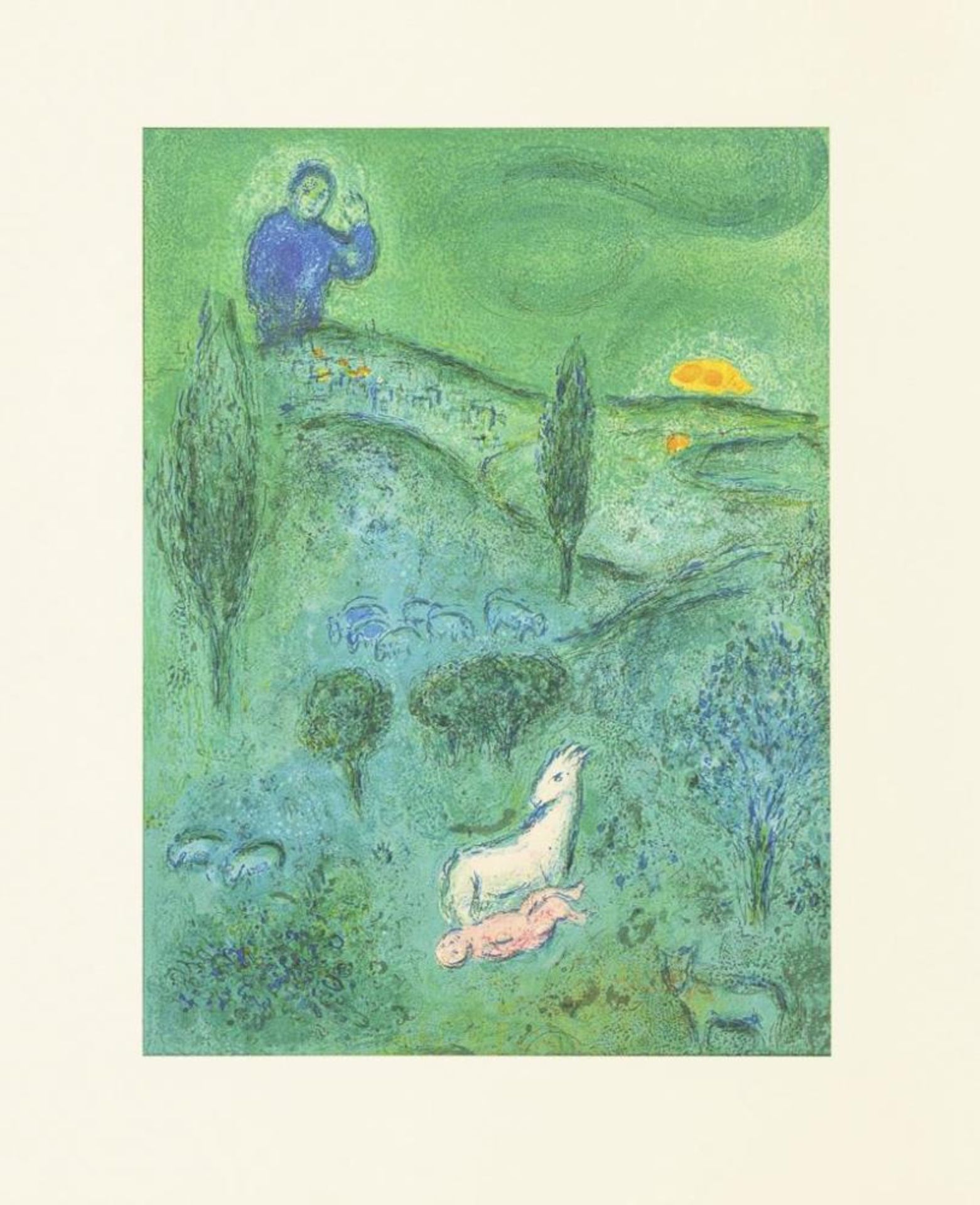 HAGALL, Marc (nach) (1887 Ljosna - 1985 Saint-Paul-de-Vence). 3 Illustrationen aus "Daphnis und Chlo - Bild 2 aus 5