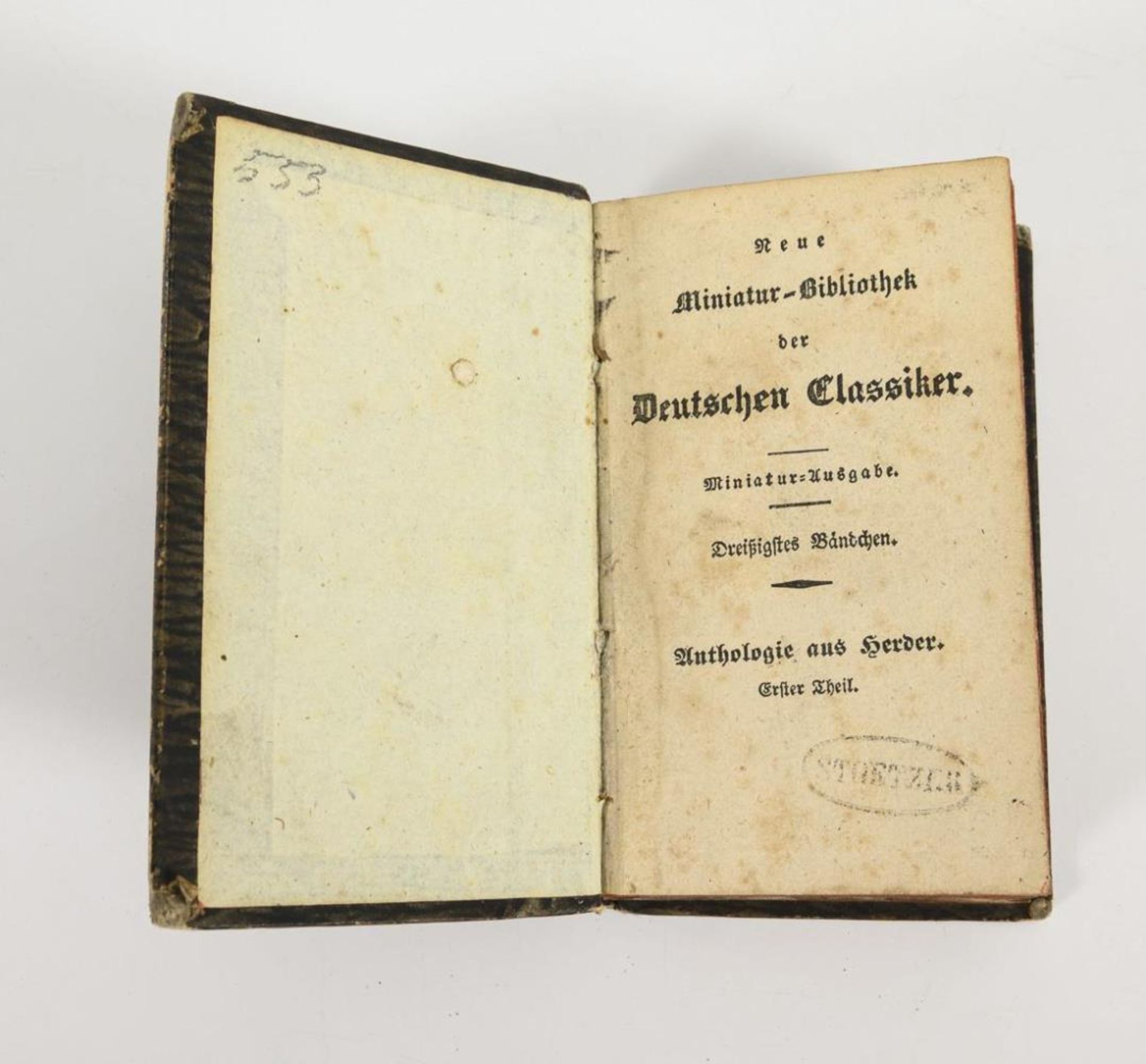 "Neue Miniaturbibliothek der Deutschen Classiker", 6 Bücher. - Image 2 of 2