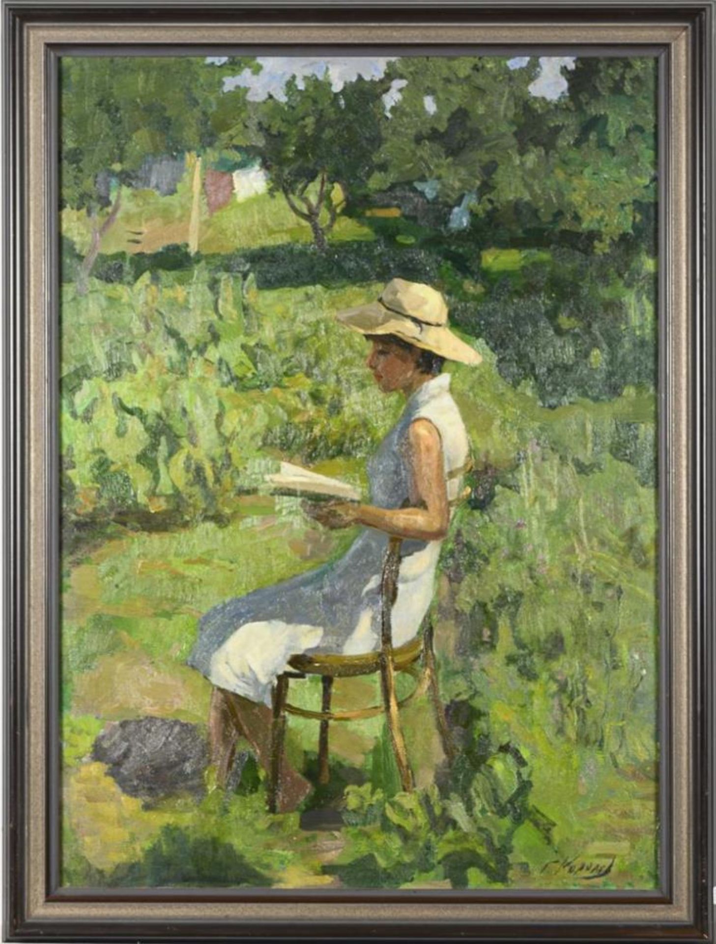 KOROLEV, G.  (Королев, г.). Mädchen im Garten. - Bild 3 aus 5