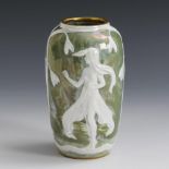 Jugendstil-Vase mit Schneeglöckchendekor.  Rosenthal.