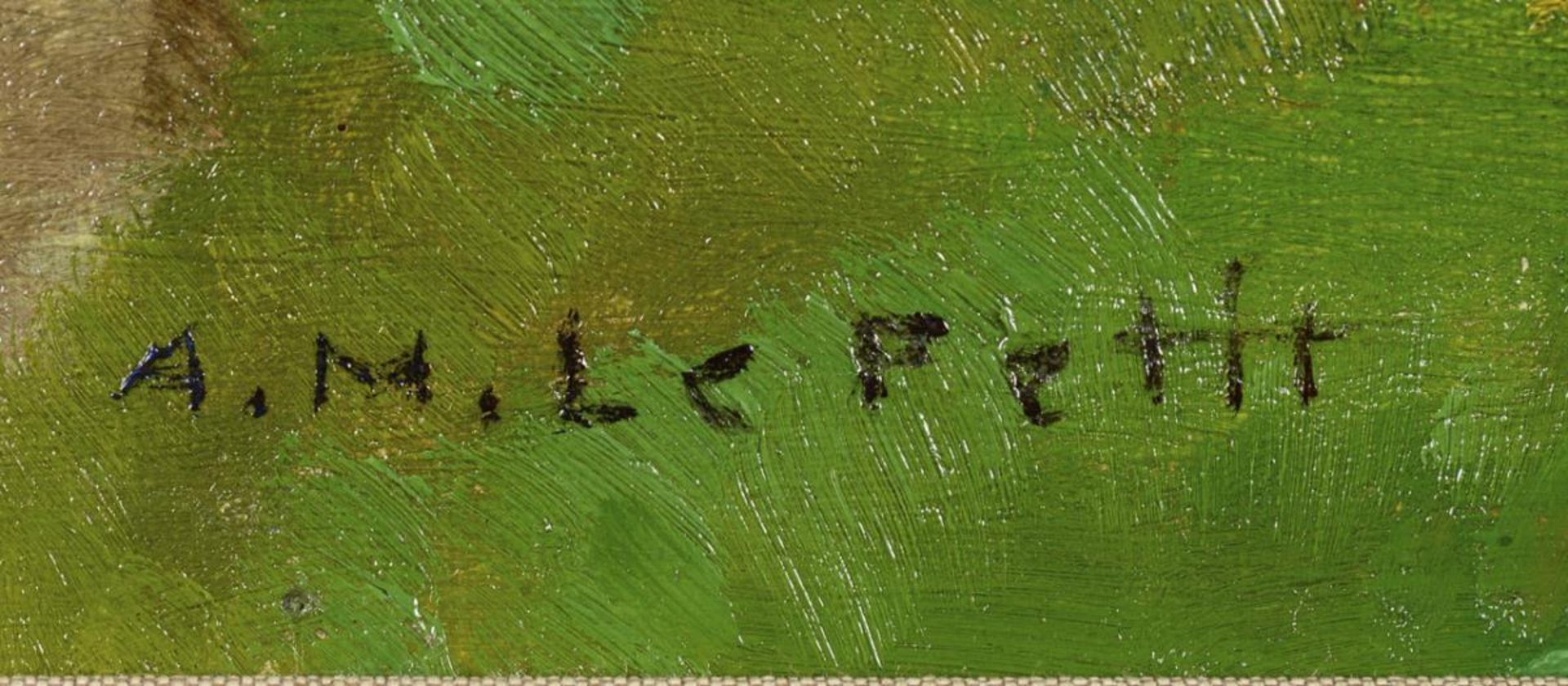 LE PETIT, Alfred Marie (1876 Fallencourt - 1953 La Frette). Am Ufer des Flusses. - Bild 3 aus 3