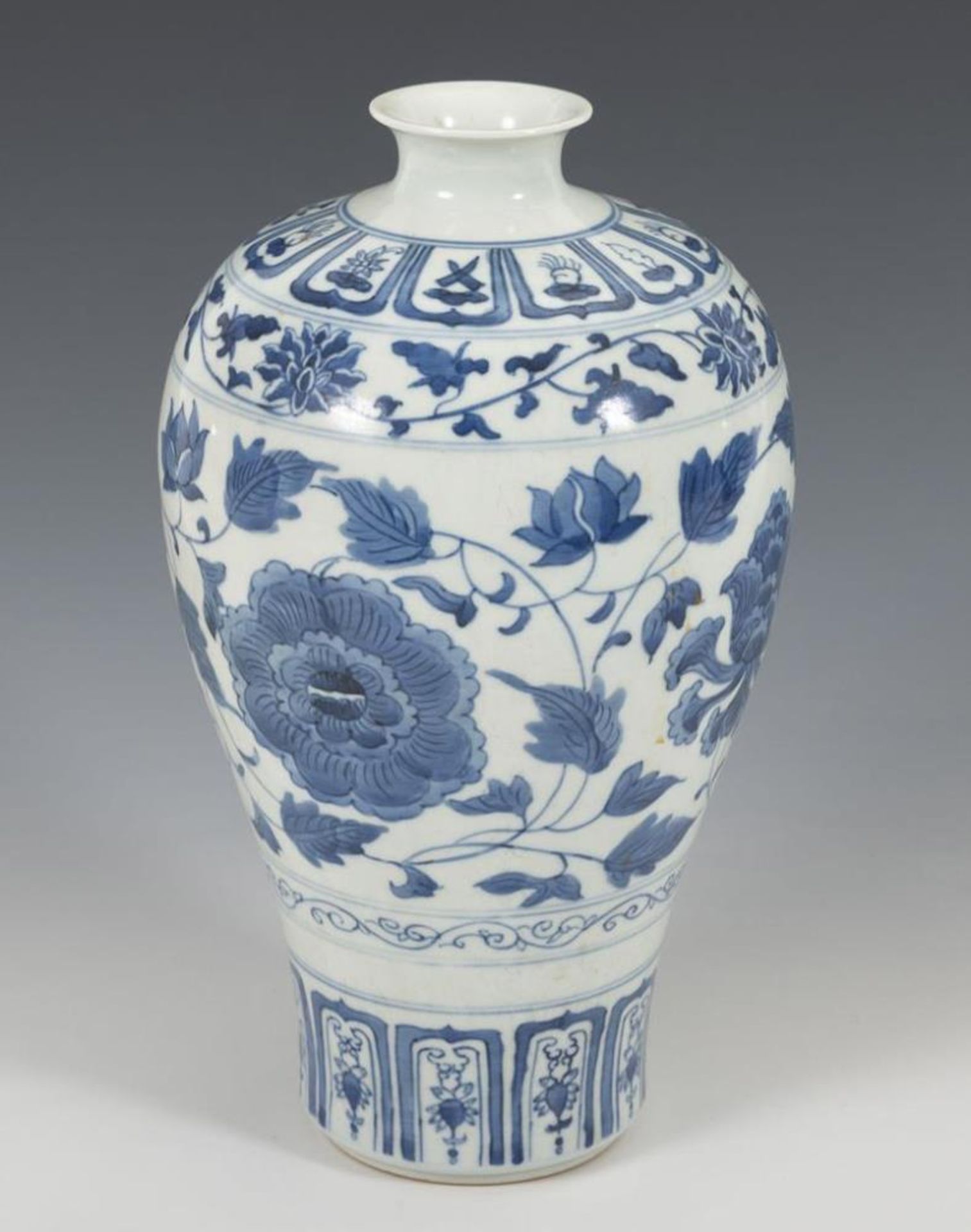 Meiping-Vase mit Unterglasur-Blaumalerei. - Image 2 of 4