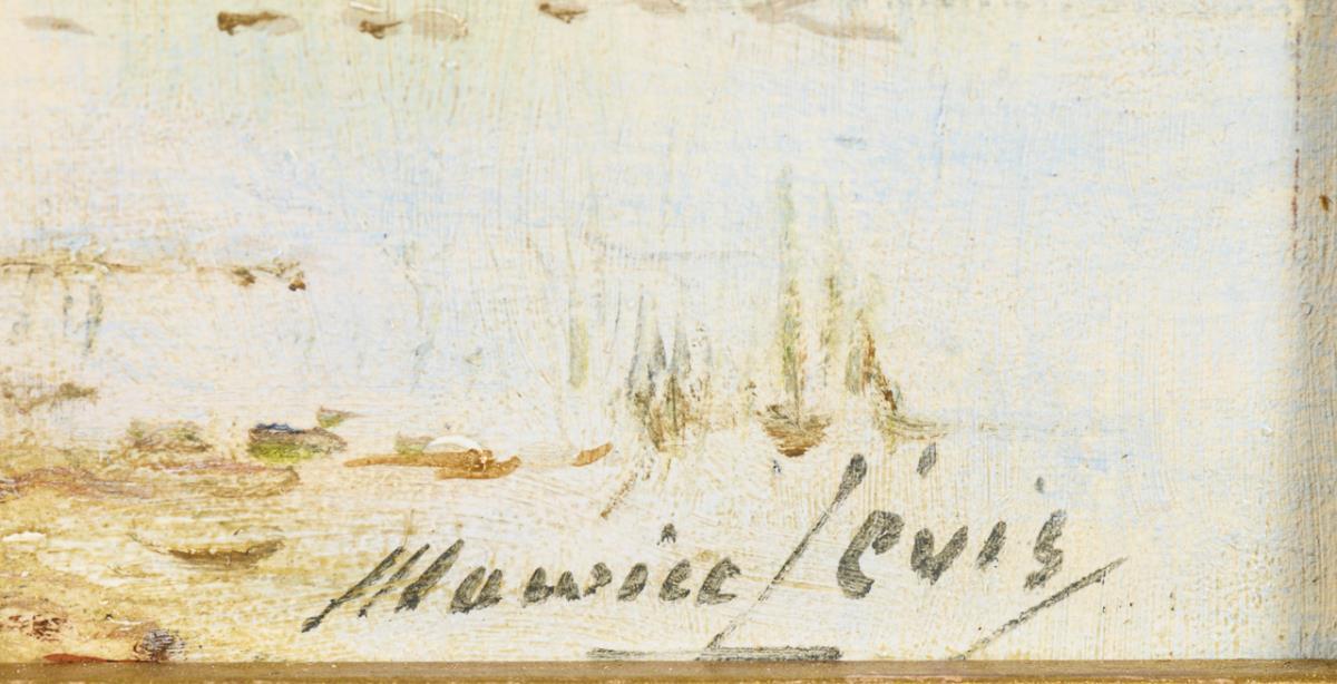 LEVIS, Maurice (1860 Paris - 1941 ebd.). Flusslandschaft. - Image 5 of 6