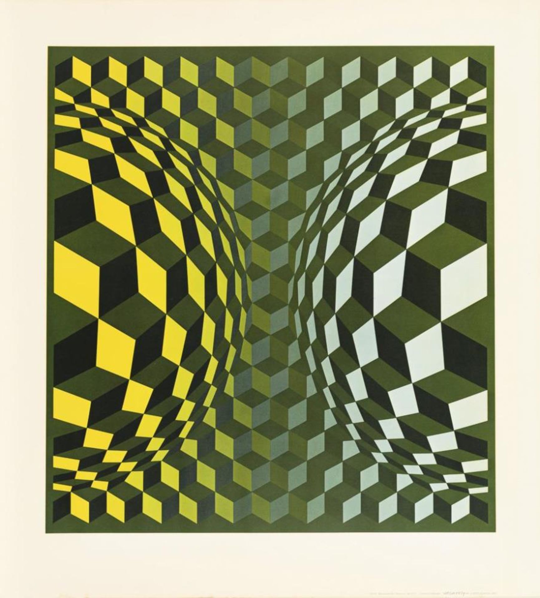 VASARELY, Victor (1906 Pécs - 1997 Paris). "Cheyt Gordes".