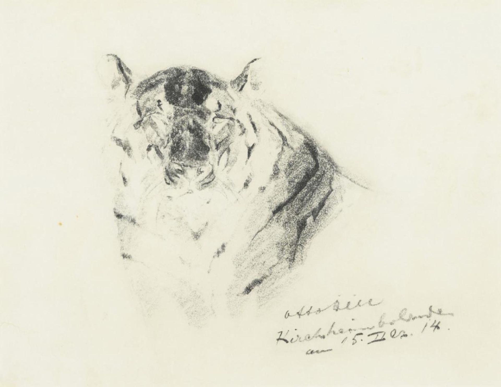 DILL, Otto (1884 Neustadt an der Weinstraße - 1957 Bad Dürkheim). Tiger.